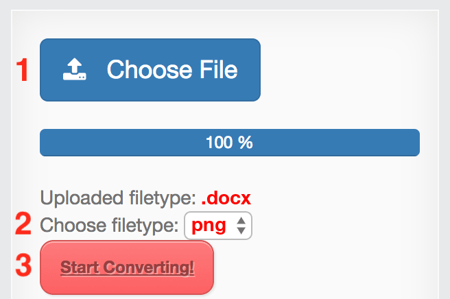 How to convert DOCX files online to PNG